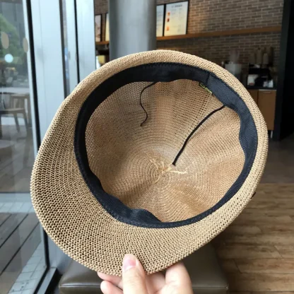 Newsboy Casual Straw Hat - Image 4
