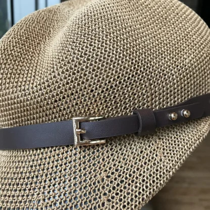 Newsboy Casual Straw Hat - Image 5