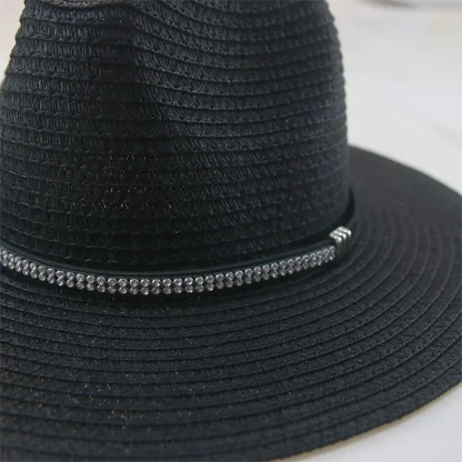 Sun Protection Solid Straw Hats - Image 6