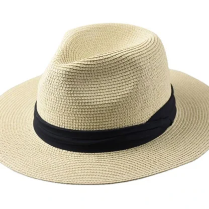Foldable Fedora Straw Hat - Image 3