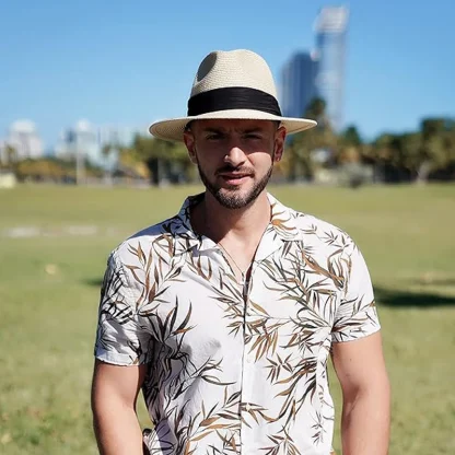 Casual Breathable Straw Hat - Image 4
