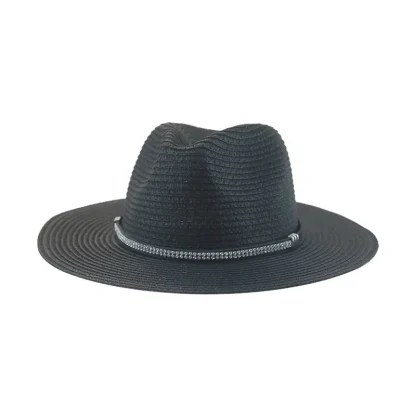 Sun Protection Solid Straw Hats