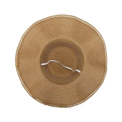 Chic Bowknot Straw Hat - Image 5