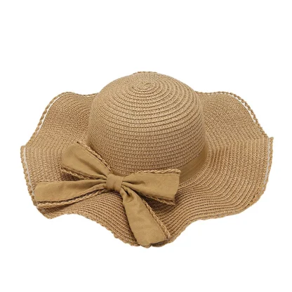 Chic Bowknot Straw Hat