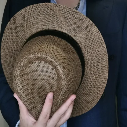 Classic Fedora Straw Hats - Image 3