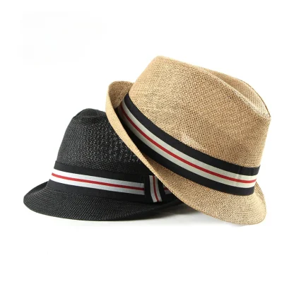 Striped Band Casual Straw Hats - Image 5