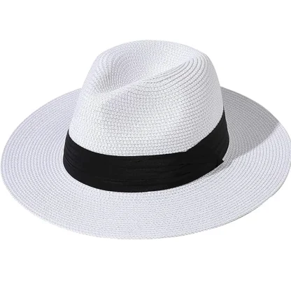 Casual Breathable Straw Hat - Image 2