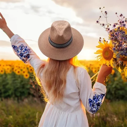 Casual Panama Straw Hats - Image 3