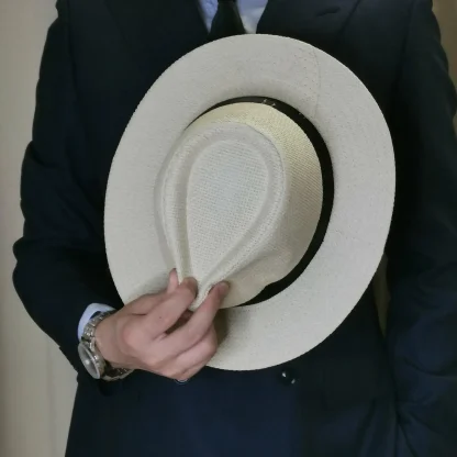Classic Fedora Straw Hats - Image 4