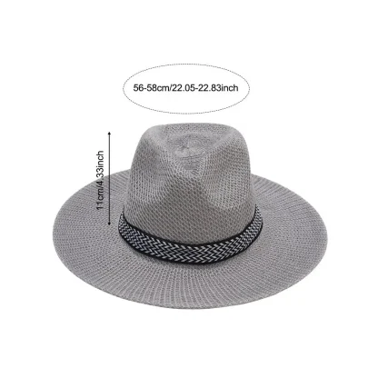 Lightweight Wide Brim Straw Hats - Image 7