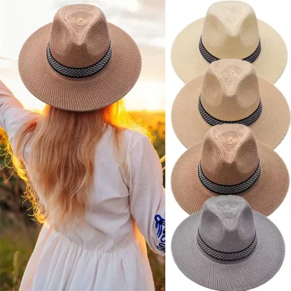 Casual Panama Straw Hats - Image 2