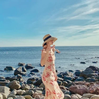 Classic Bow Bucket Straw Hats - Image 2