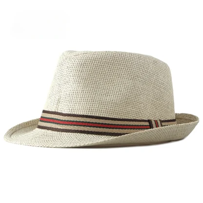 Breathable Trilby Straw Hats - Image 4