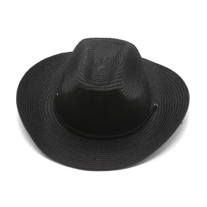 Thin Rope Band Straw Hats - Image 4