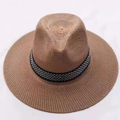 Lightweight Wide Brim Straw Hats - Image 4