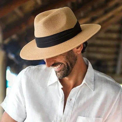 Casual Breathable Straw Hat - Image 6