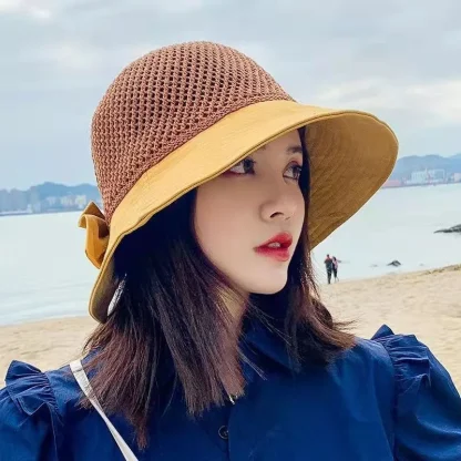 Breathable Bucket Straw Hats