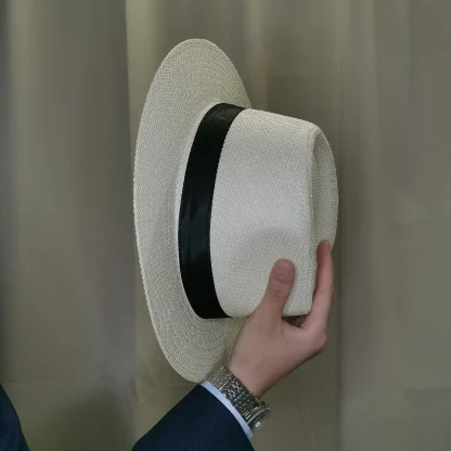 Classic Fedora Straw Hats - Image 5
