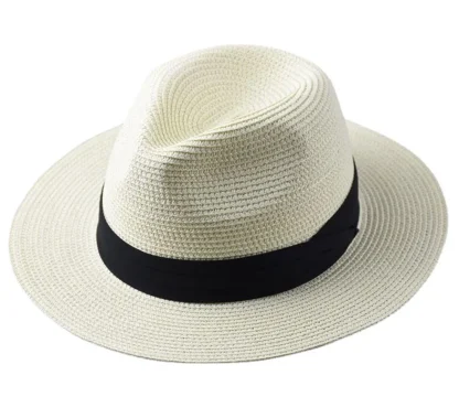 Foldable Fedora Straw Hat