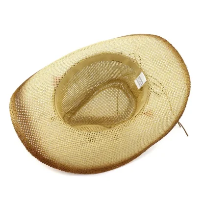 Stained Decor Cowboy Straw Hat - Image 4