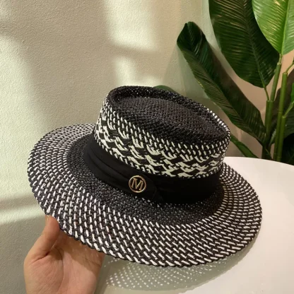 Elegant Sun Protection Straw Hats - Image 6