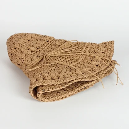 Foldable Breathable Straw Hat - Image 7