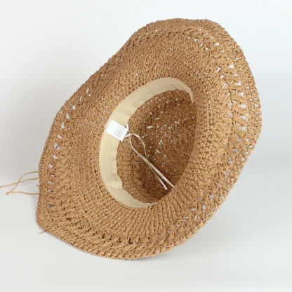 Foldable Breathable Straw Hat - Image 5