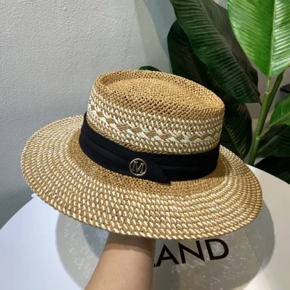 Elegant Sun Protection Straw Hats - Image 3