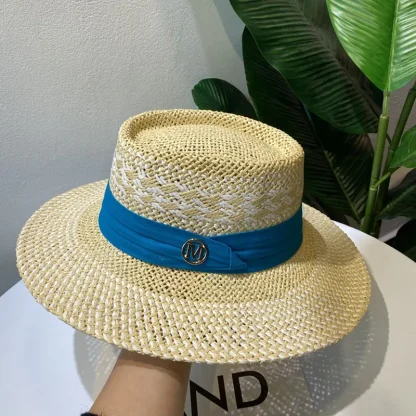 Elegant Sun Protection Straw Hats - Image 4