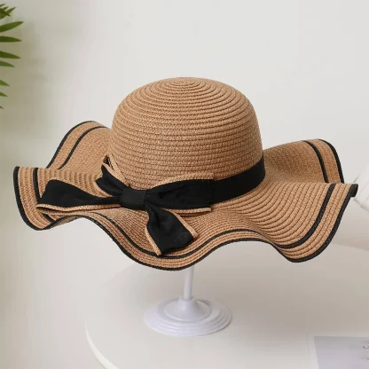 Floppy Sun Protection Straw Hats - Image 2