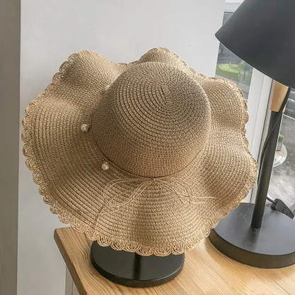 Minimalist Floppy Straw Hat - Image 2