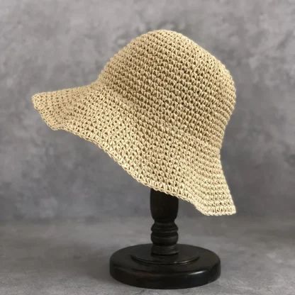 Plain Simplicity Bucket Straw Hat - Image 7