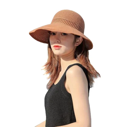 Wide Brim Sun Visor Straw Hats