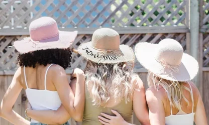 Frayed Chic Sequin Straw Hat - Image 6