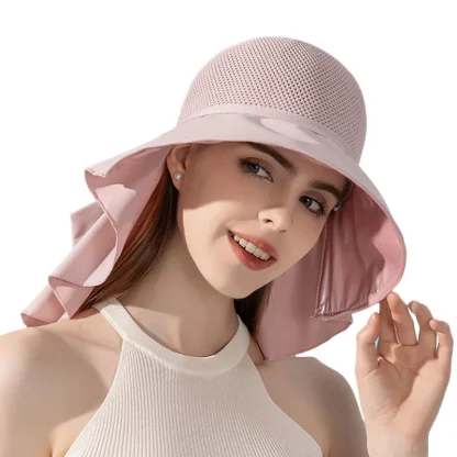 Wide Brim Breathable Straw Hat