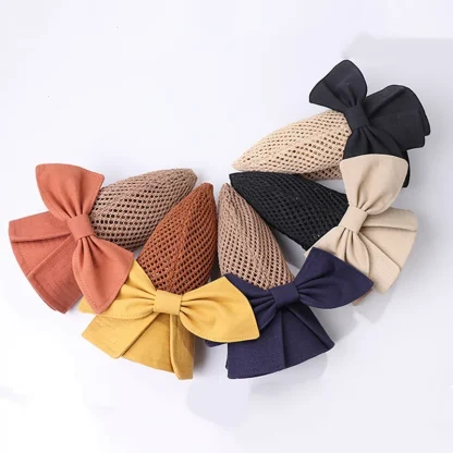 Chic Breathable Bucket Straw Hats - Image 6