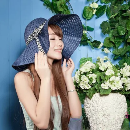 Floppy Wide Brim Straw Hats - Image 7