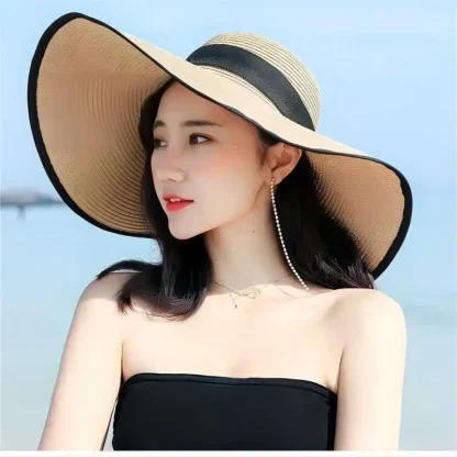Casual Large Brim Straw Hat