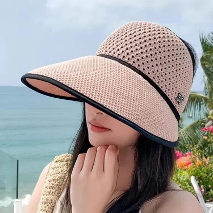 Large Brim Sun Visor Straw Hat