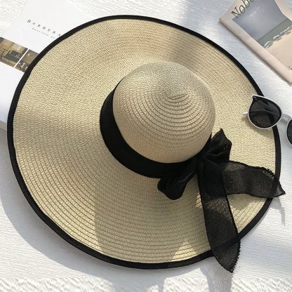 Floppy Large Brim Straw Hats - Image 5