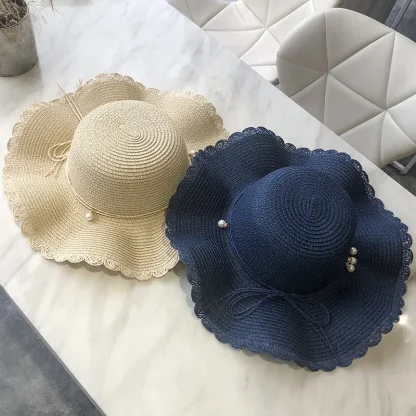 Minimalist Floppy Straw Hat - Image 5