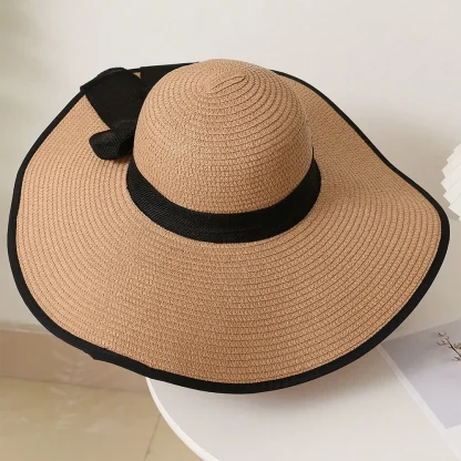 Floppy Large Brim Straw Hats - Image 3