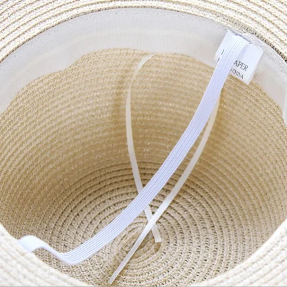 Foldable Casual Straw Hat - Image 5