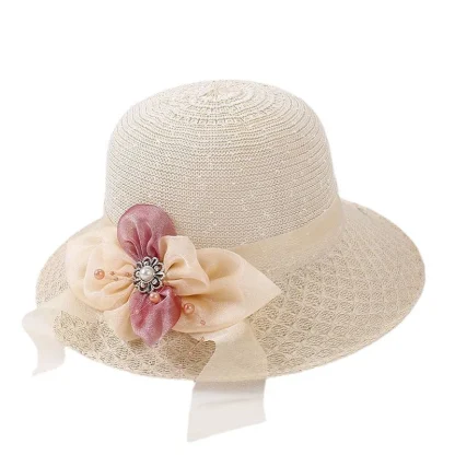 Breathable Floral Straw Hats