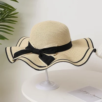 Floppy Sun Protection Straw Hats - Image 3