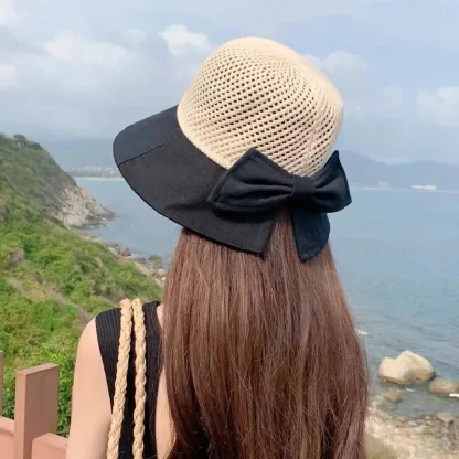 Chic Breathable Bucket Straw Hats