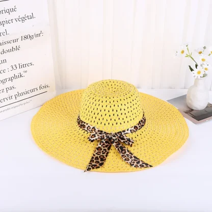 Floppy Wide Brim Straw Hats - Image 6