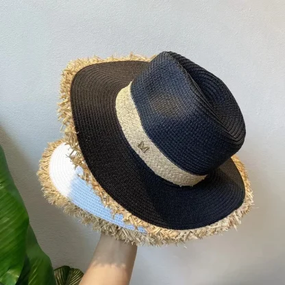 Frayed Brim Rancher Straw Hats - Image 2