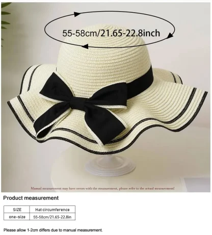 Floppy Sun Protection Straw Hats - Image 7
