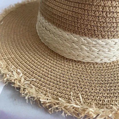 Frayed Brim Rancher Straw Hats - Image 3